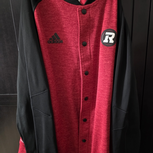 adidas Other - Medium Adidas Ottawa RedBlacksButton-Up Jacket with Team Patch